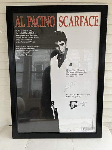 Poster scarface firmato - scarface,