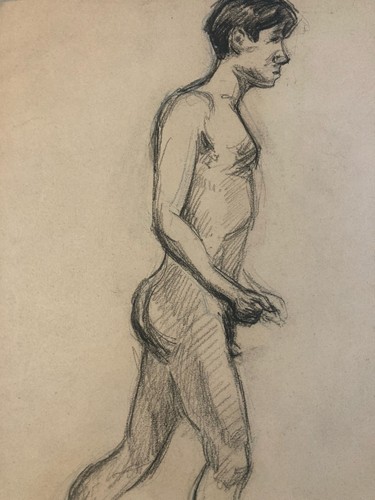 Disegno 1910 nudo accademico - 1910,