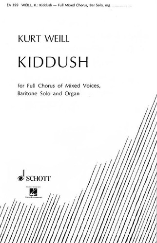 Kiddush score mixed choir - score,