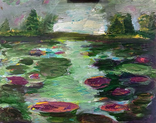 Lilly pond sera impressione - pond,
