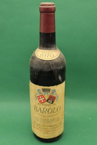 Barolo 1970 fratelli giacosa - fratelli,