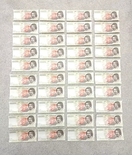 100000 lire caravaggio - 100000,