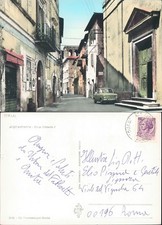 ACQUASPARTA NEGOZI  E AUTO D'EPOCA-ACQUARELLATA,BELLA! *TR(UMBRIA)N.48618