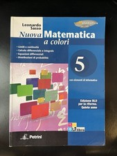 Sasso Nuova Matematica A Colori Ed. Blu Vol. 5