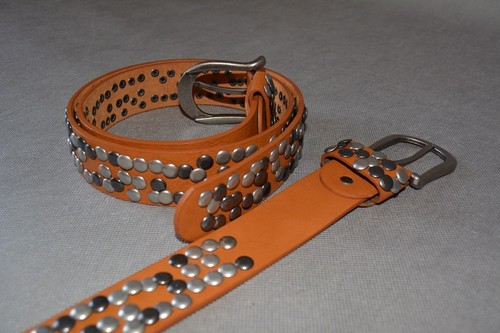 Nuova cintura borchie strass - nuova,
