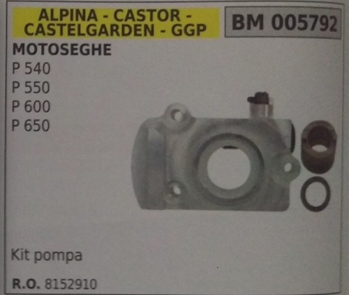 Pompa olio motosega alpina - pompa,