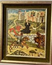 Piatto San Giorgio e Drago