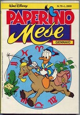 [929] PAPERINO MESE ed. Mondadori 1987 n. 79 stato Edicola