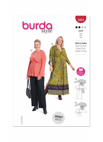 Burda 5864 abito - burda,