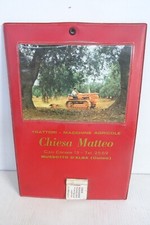 Calendario trattori macchine agricole Fiat cingolato Mussotto d'Alba Cuneo