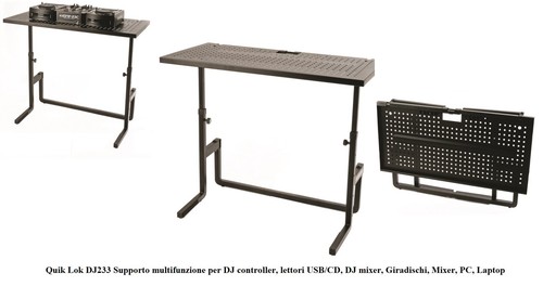 Quiklok 233 supporto - quiklok, dj/233