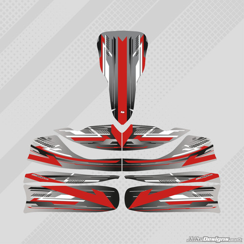 Kit adesivi kart - adesivi, completo