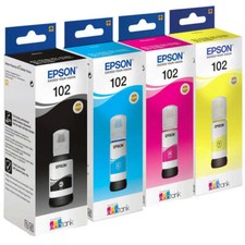 EPSON 102 T03R140 T03R240 T03R340 T03R440 FLACONE INCHIOSTRO ORIGINALE 127/70ml