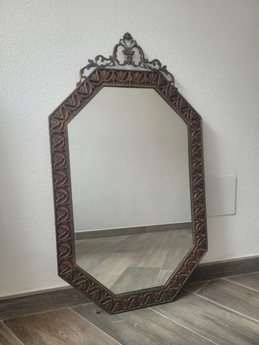 Antico specchio bronzo con - antico,