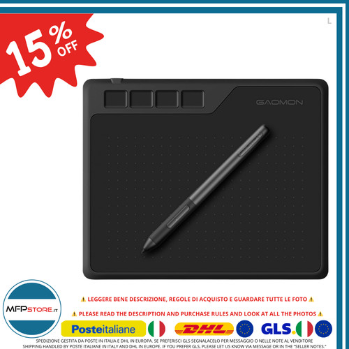 Tavoletta grafica gaomon s620 - gaomon,