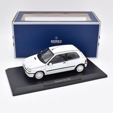 Renault Clio 16S de 1991 Blanc Glacier au 1/18 de NOREV 185251