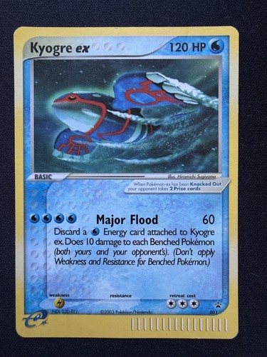 Carta pokémon kyogre promo - kyogre,