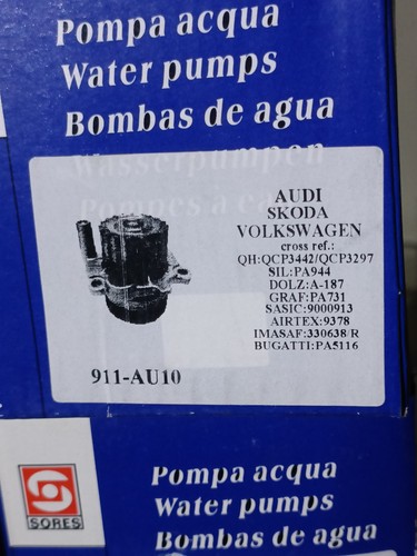 Pompa acqua audi golf iv - vw,