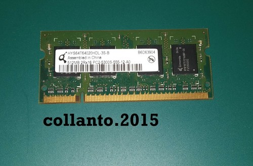 1x512mb qimonda memoria ram - memoria,