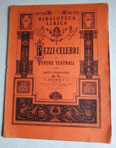 Spartito pezzi celebri - pezzi,