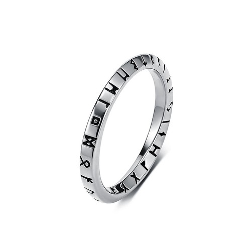 Anello acciaio inox ritorto - acciaio,