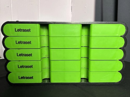 Letraset valigetta cassetti - letraset, 5