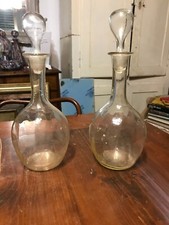 BOTTIGLIE IN VETRO SOFFIATO DEI PRIMI DEL 900