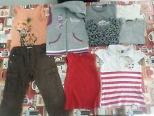 LOTTO 40 ABBIGLIAMENTO VESTITI BAMBINA,BIMBA 3-4 ANNI STOCK 9 PEZZI  