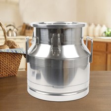 Lattiera in acciaio inox 12L 304 secchio vino caraffa olio barile bombola bottiglia!