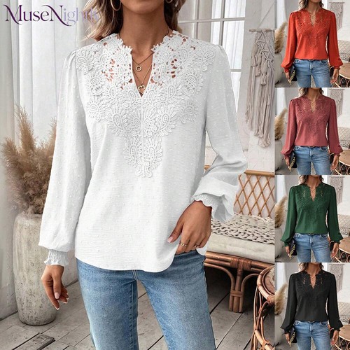 Camicia blusa donna pizzo