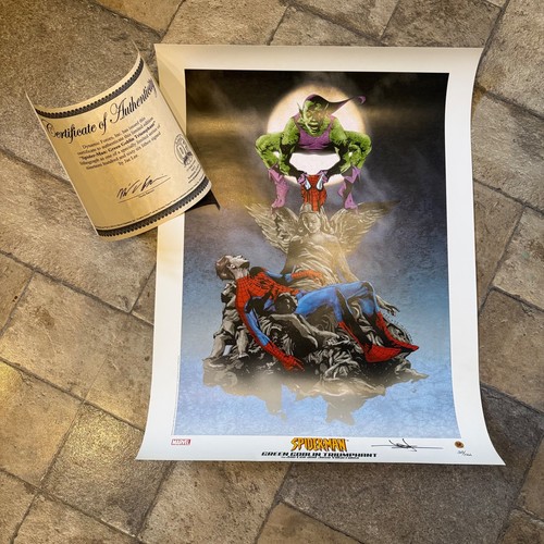 Marvel lithograph green goblin - marvel,