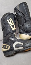 Stivali SIDI Brevettato Vertebra Motociclista Equitazione Nero EU 37. 