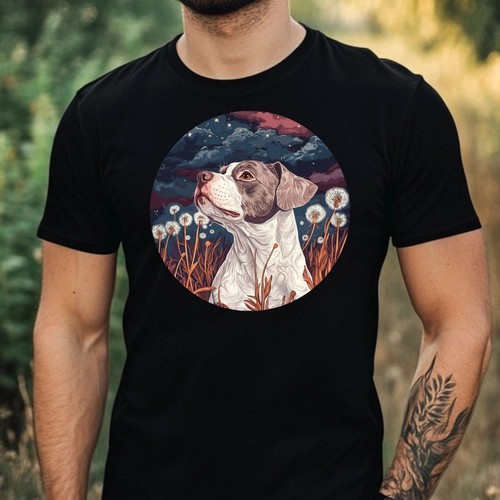 Shirt uomo pitbull fantasia - t-shirt,