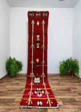 Splendido tappeto runner rosso