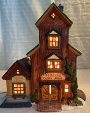 Dept 18 Holiday Time Lighted