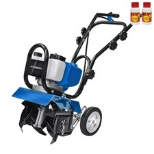 Hyundai 35150 - Motozappa a Benzina 2T 52cc 2HP Lavoro 300mm