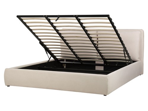 Letto matrimoniale beige