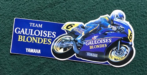 Adesivo yamaha gauloises - adesivo,
