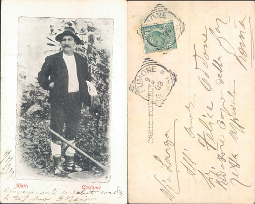 Alatri 1909 typical costumes - 1909,,