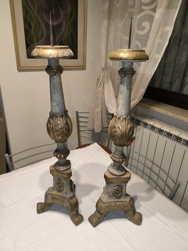 Coppia candelabri del 1800