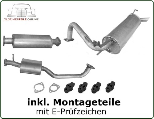 Scarico set mitsubishi pajero - scarico,