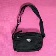Borsa a tracolla Prada nera