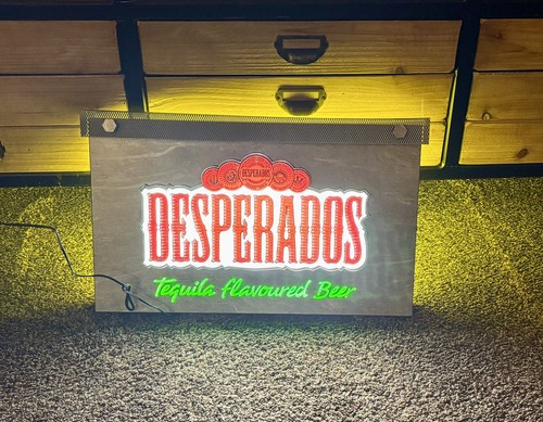 Desperados beer illuminated