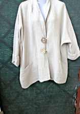 GIACCA ISMERALDA PORTO CERVO IN PURO LINO - T. UNICA