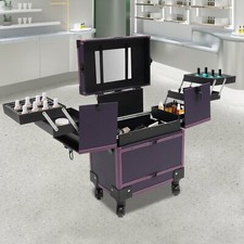 Rolling Makeup Train Case Fits