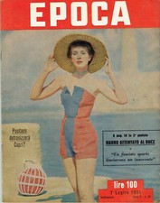 EPOCA 1951/39=GERMANA MARUCELLI=ALFREDO DEL PELO=ANTEO ZAMBONI=CNR RAGGI COSMICI