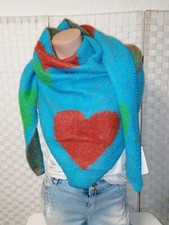 Sciarpa triangolo cuore cuore