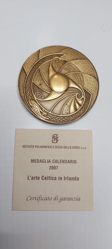 Medaglia italia zecca ipzs - italia,