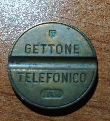 Gettone telefonico raro - telefonico, 7604
