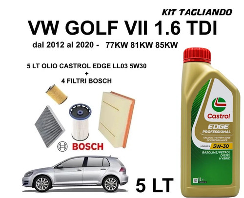 Kit tagliando olio castrol - olio,